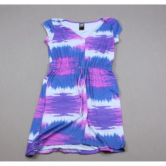 The North Face Blue tie dye Cap Sleeve Casual Dress Lightweight Stretch S - Picture 13 of 13